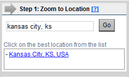 Specify a Location